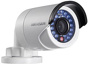 IP bullet kamera, TD/N, HD 720p, 1.3MP, f=4mm, DWDR, IR přísvit 30m, IP66, Hikvision