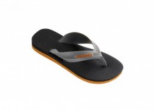 Žabky Havaianas - černooranžové