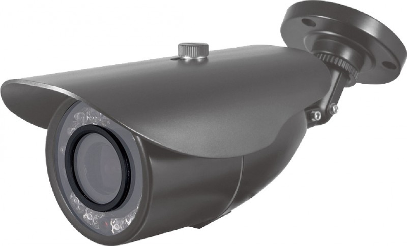 Venkovní bullet kamera, TD/N, 1000TVL, f=2.8-12mm, DWDR, IR 30m, 12V, šedá